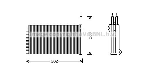 AVA QUALITY COOLING šilumokaitis, salono šildymas FD6154